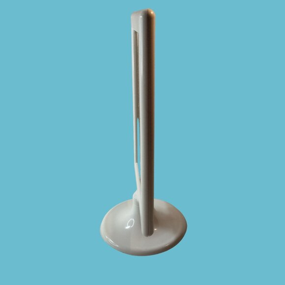 White Plastic Display Stand Frame Tabletop Signage 4 x 6 Photo Sign Card - Picture 3 of 4